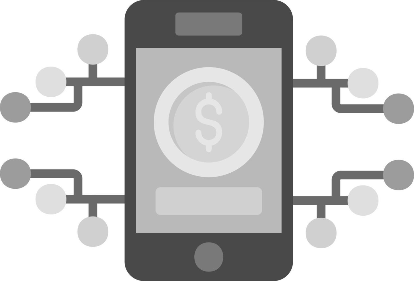 Digital Money Creative Icon Design vector