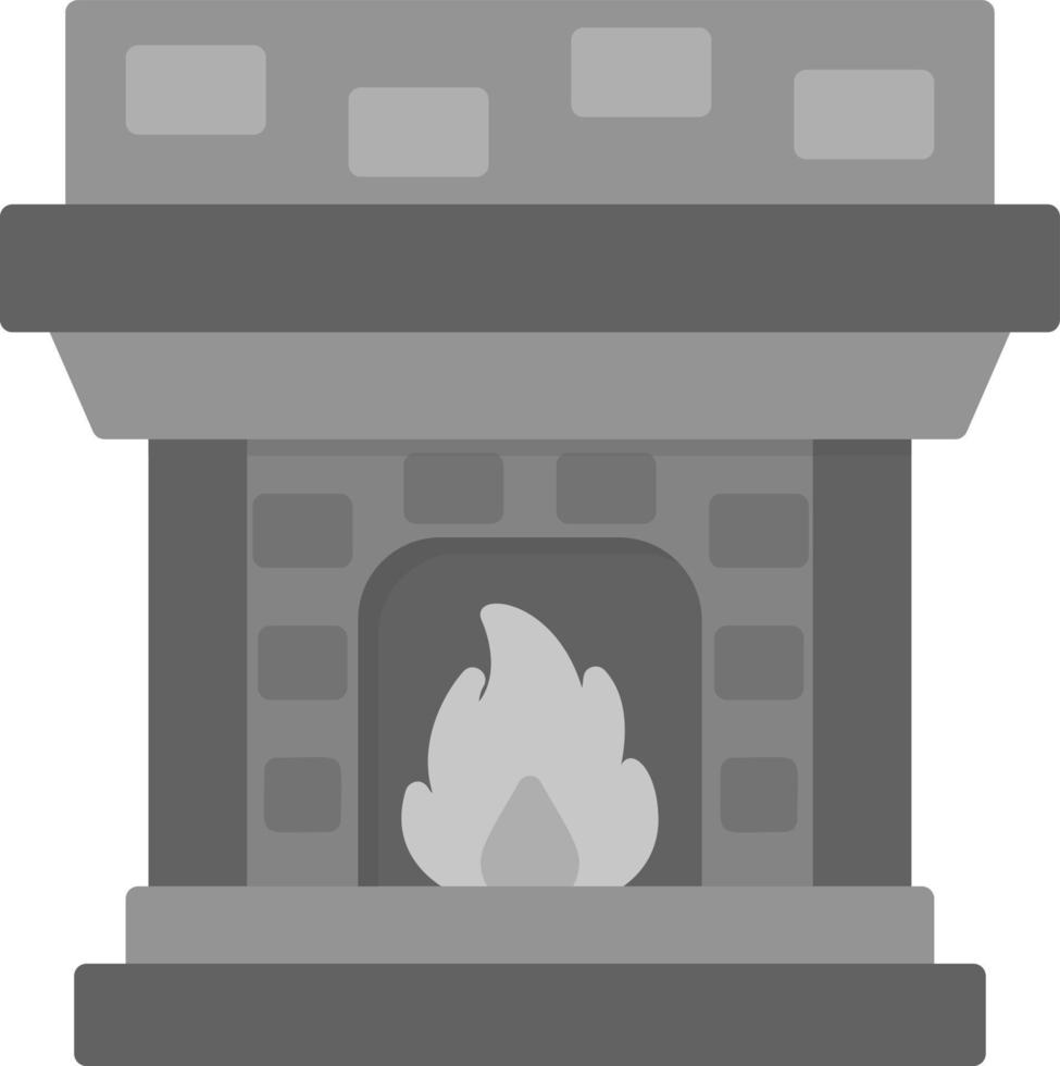 Fireplace Creative Icon Design vector