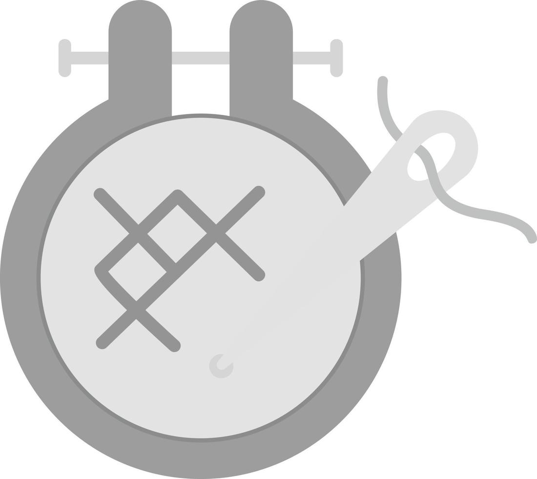 Embroidery Creative Icon Design vector