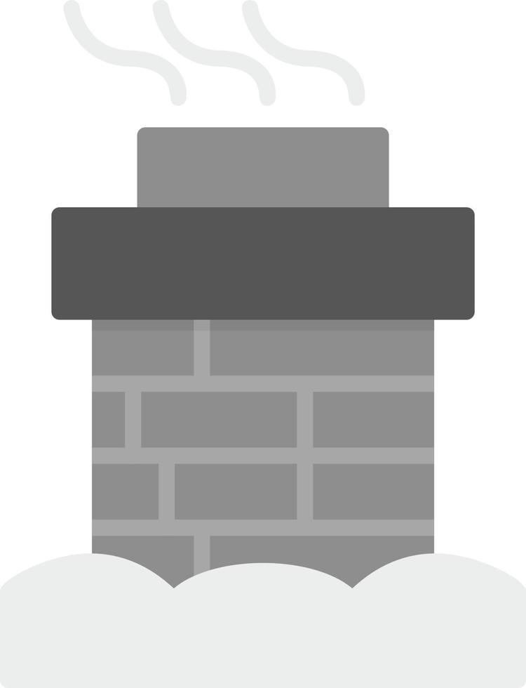 Chimney Top Creative Icon Design vector