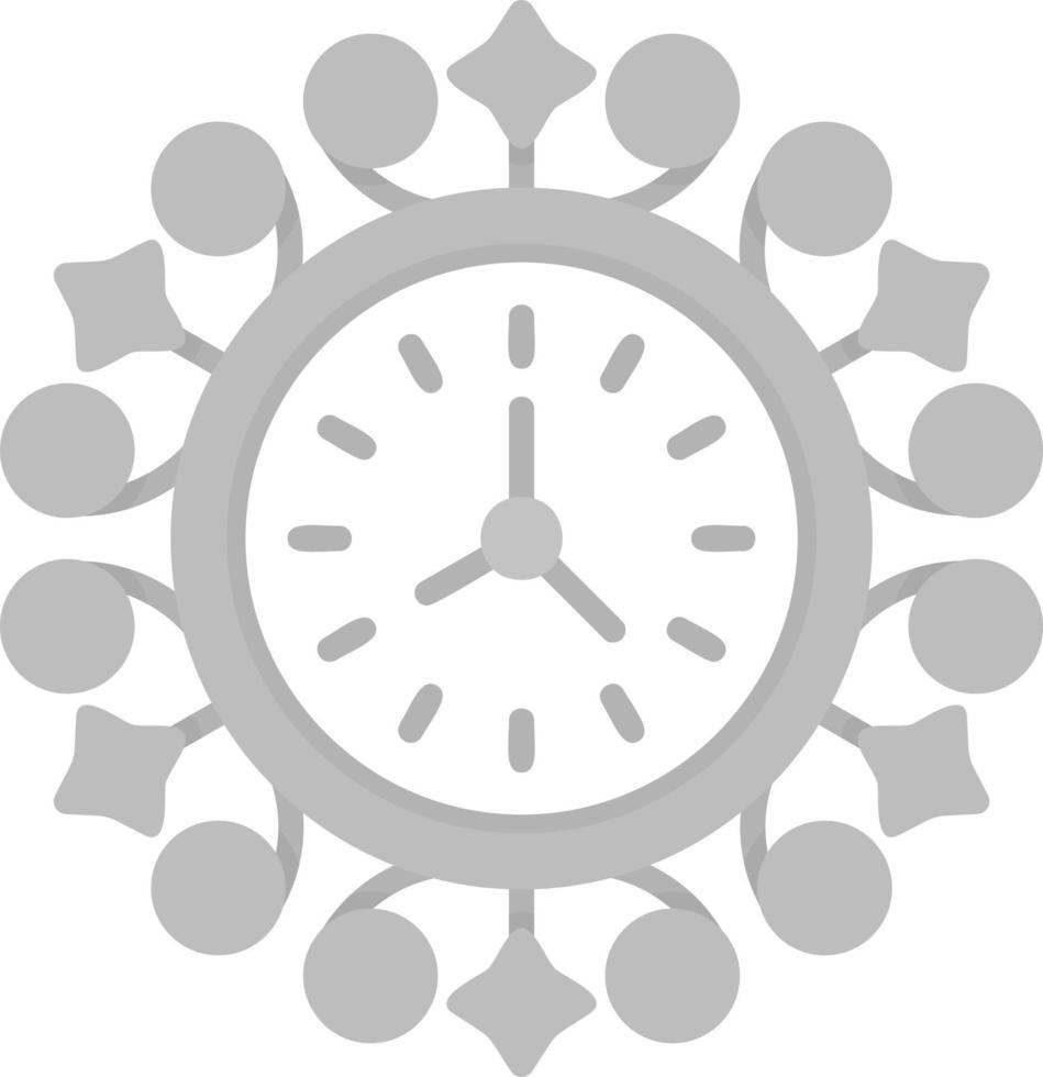 Wall Clock Creative Icon Design vector