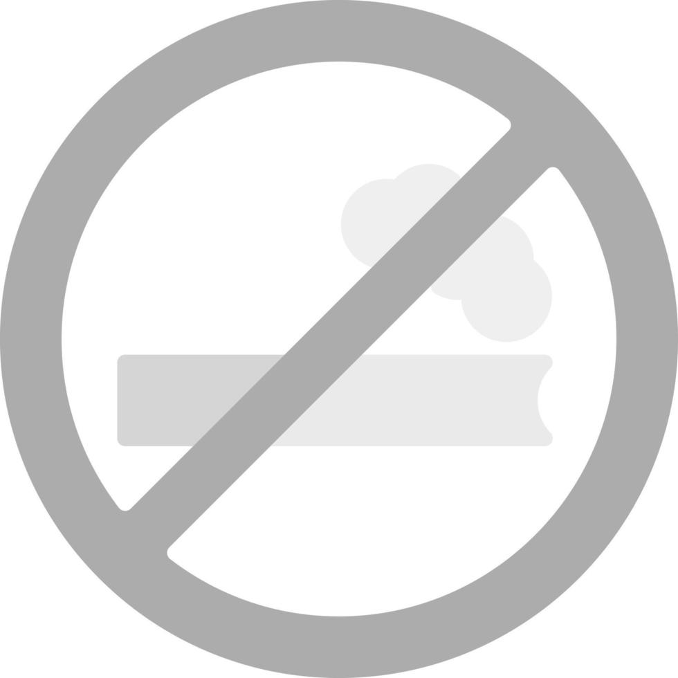 No Smoking Creative Icon Design vector