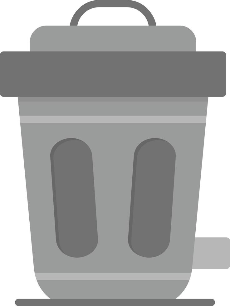 Trash Bin Creative Icon Design vector