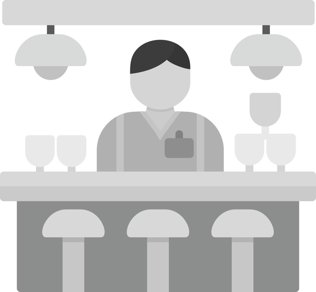 Bar Counter Creative Icon Design vector