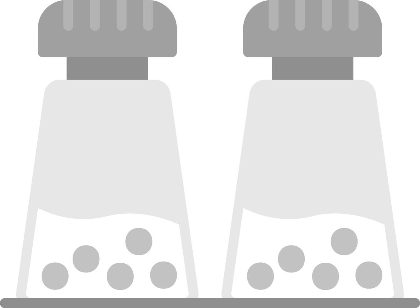 Salt And Pepper Creative Icon Design vector