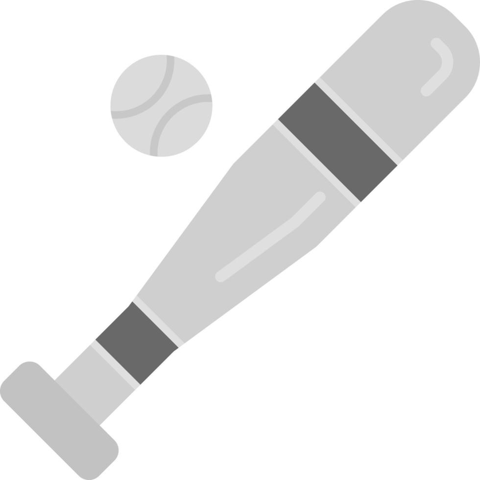 diseño de icono creativo de bate de béisbol vector