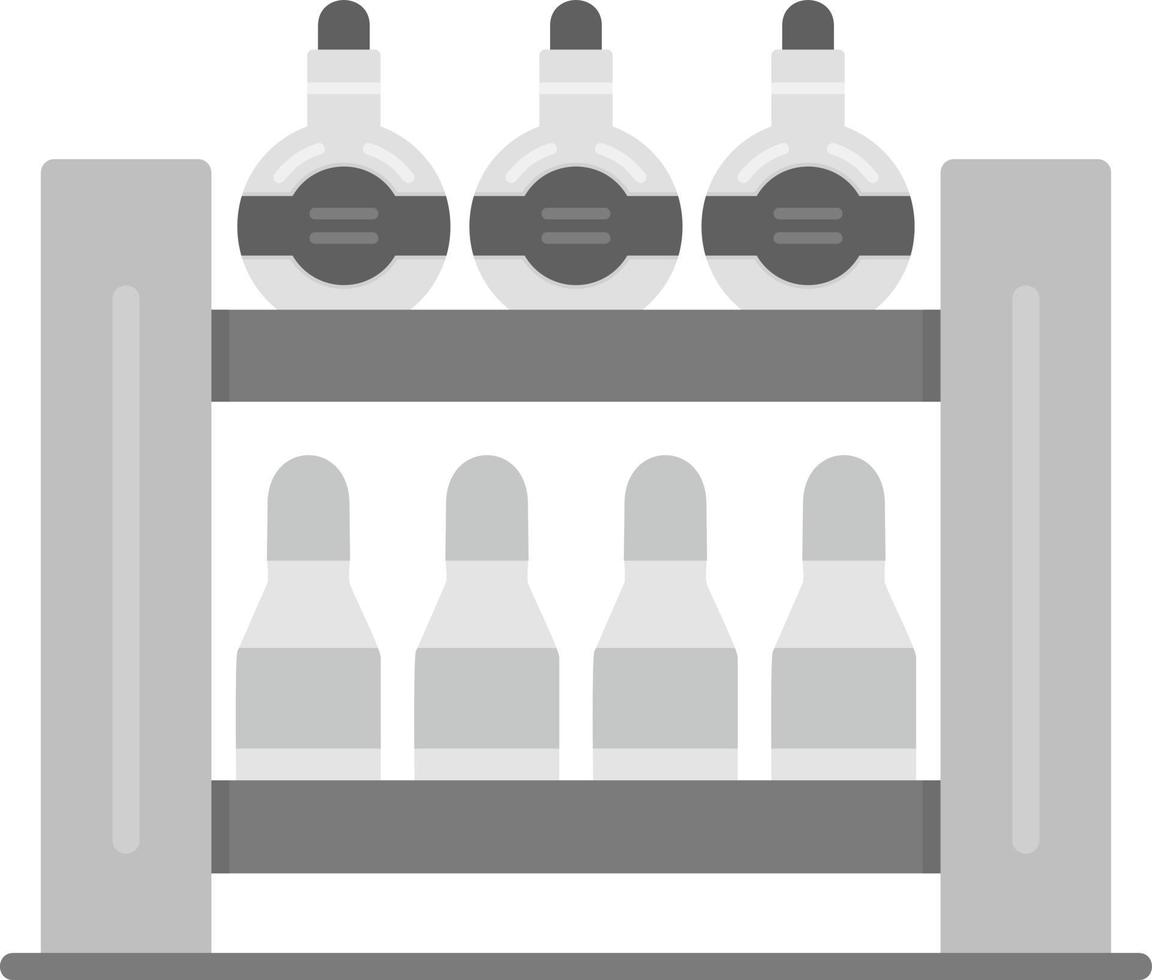 Bottle Rack Creative Icon Design vector