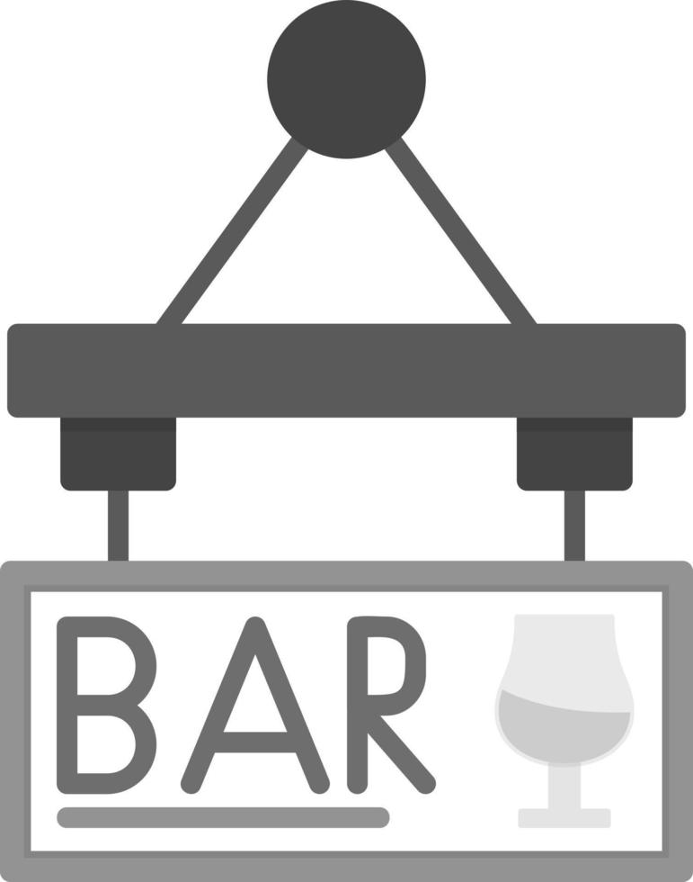 Bar Sign Board Creative Icon Design vector