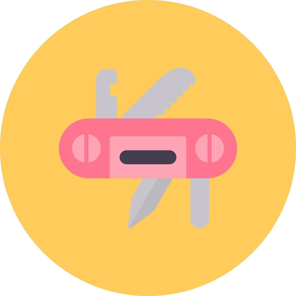 Swiss Army Knife Creative Icon Design vector