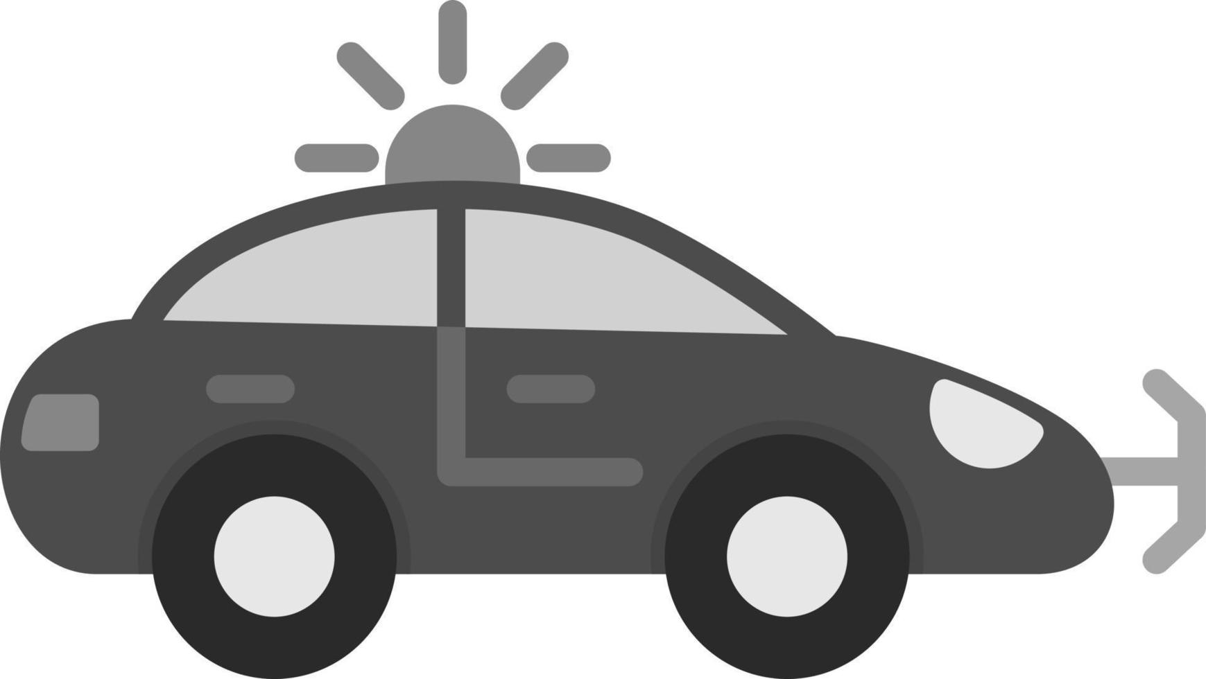 Police Car Creative Icon Design vector