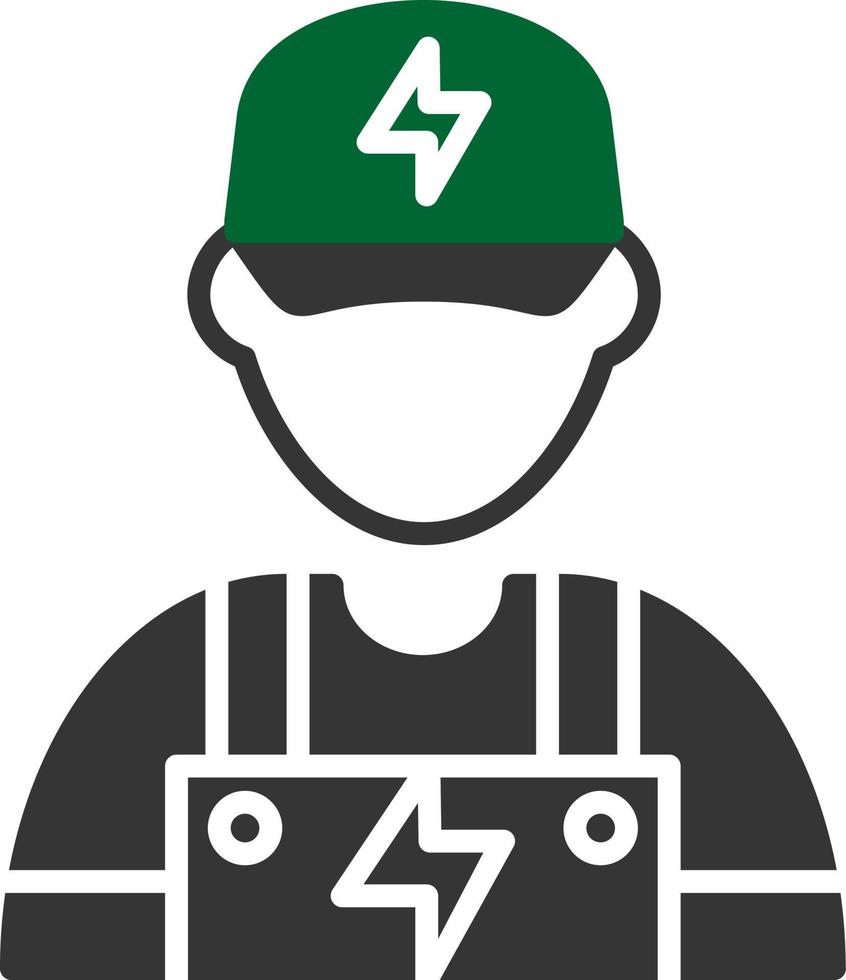 Electrician Creative Icon Design vector