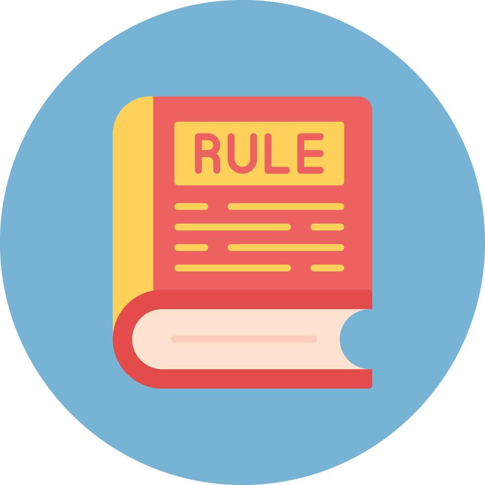 Rule Creative Icon Design vector