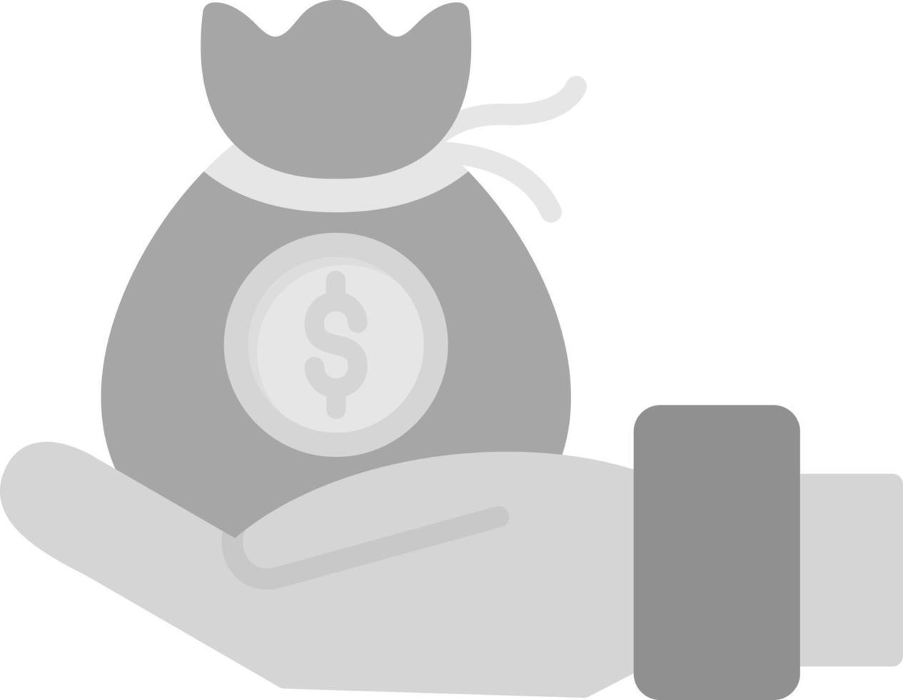 Money Bag Creative Icon Design vector