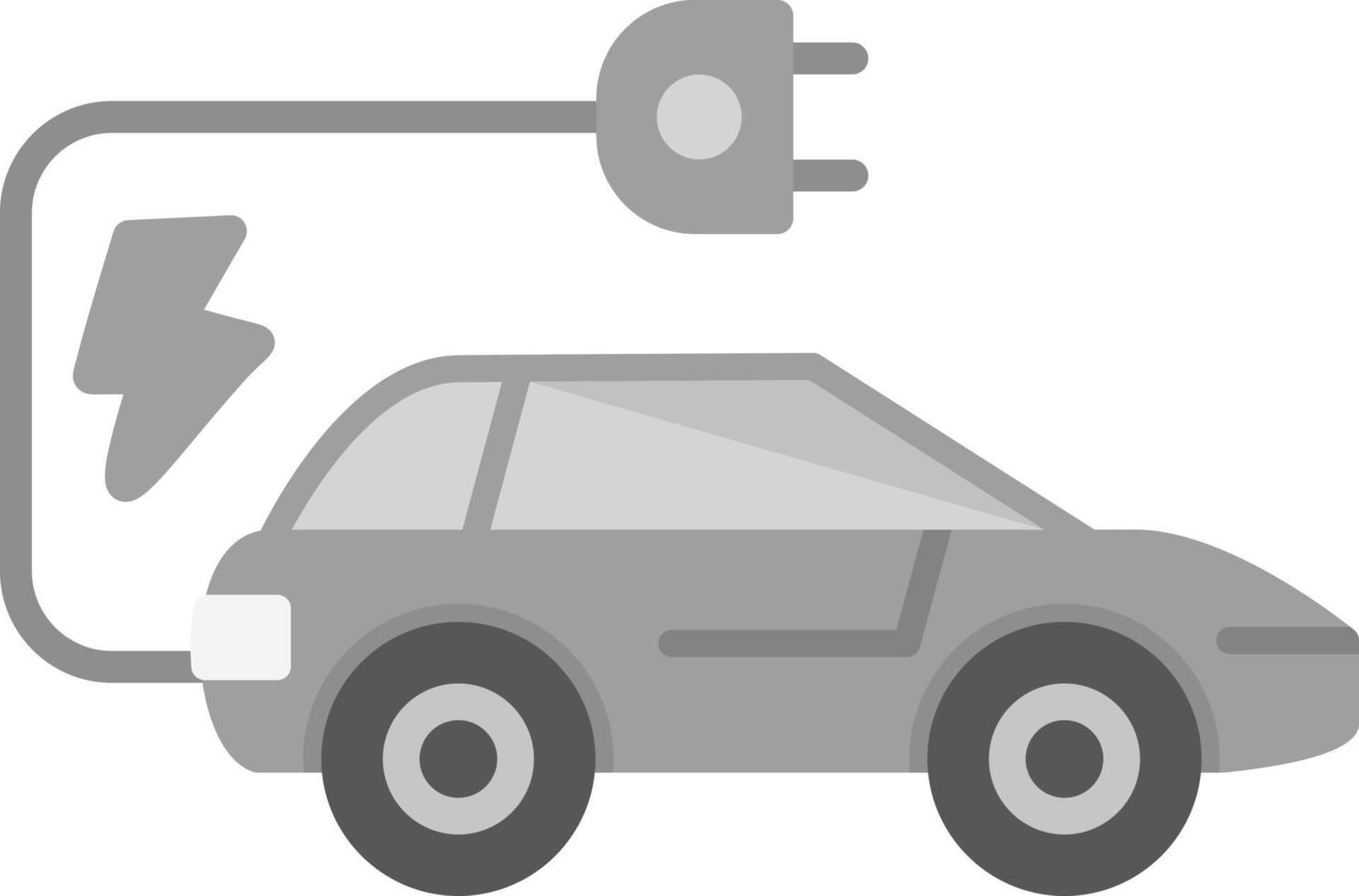 Electric Car Creative Icon Design vector