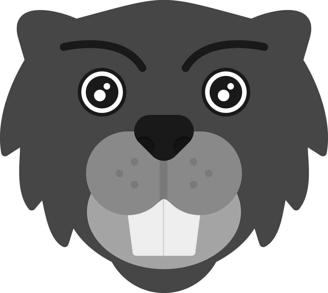 diseño de icono creativo de castor vector