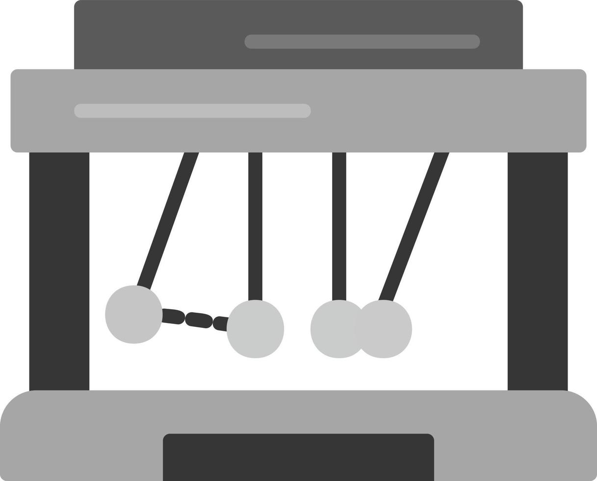 Newton Cradle Creative Icon Design vector