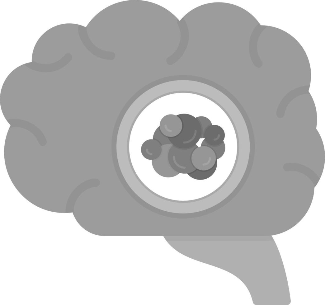 Brain Cancer Creative Icon Design vector