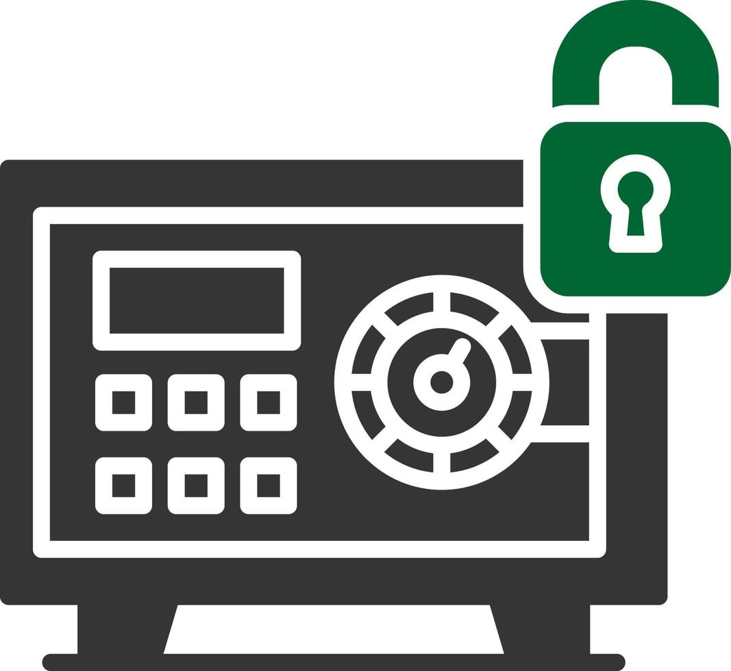 Safe Box Creative Icon Design vector