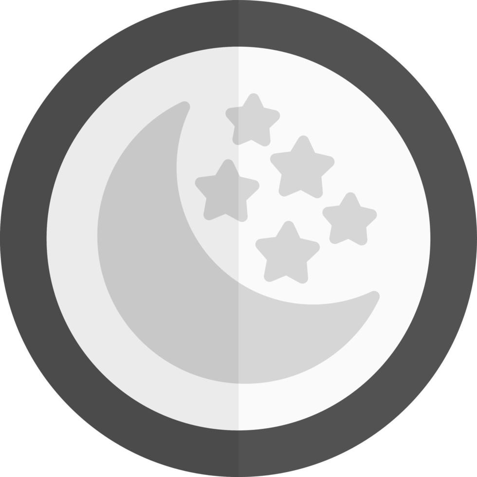 diseño de icono creativo nocturno vector