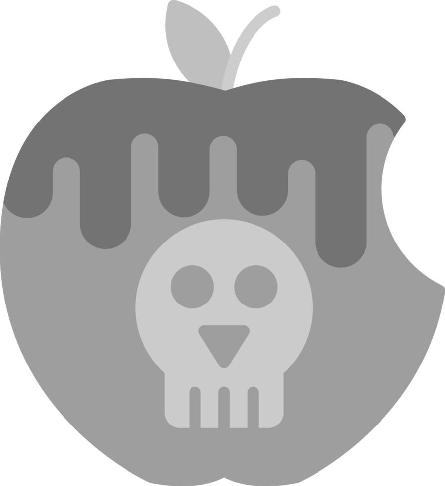 Poisoned Apple Creative Icon Design vector