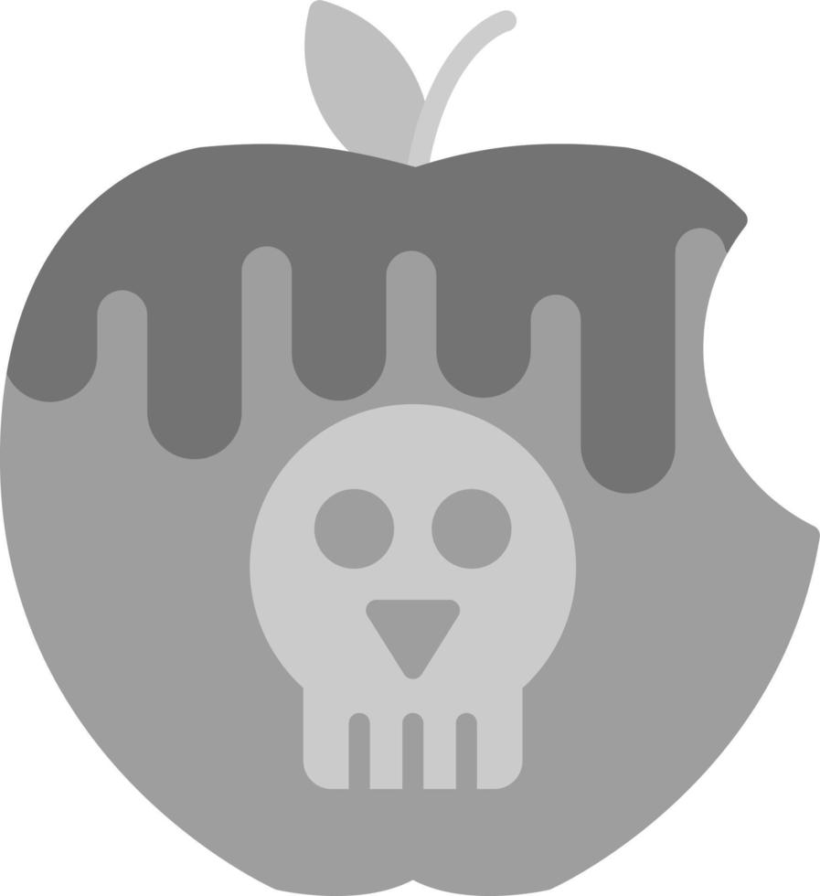 diseño de icono creativo de manzana envenenada vector