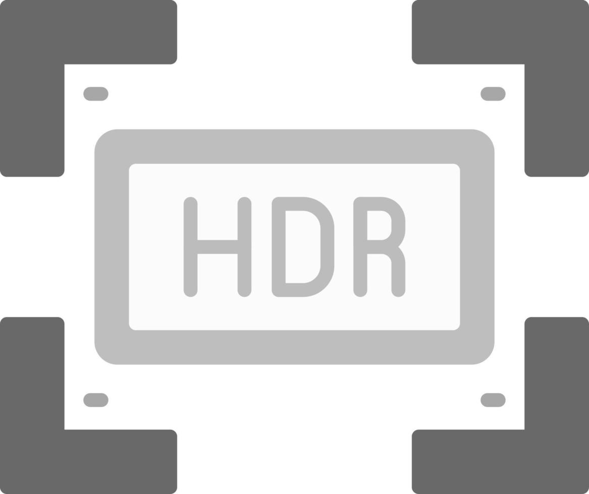 Hdr Creative Icon Design vector
