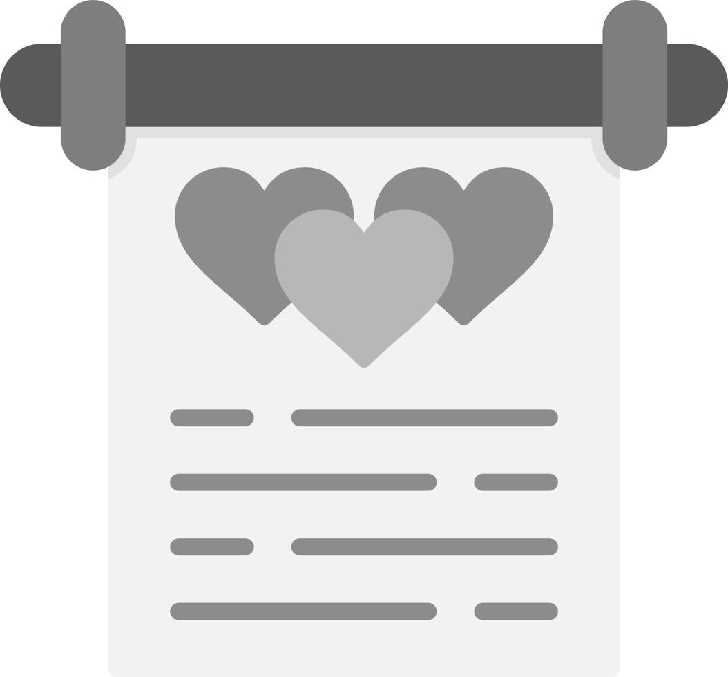 diseño de icono creativo de votos de boda vector