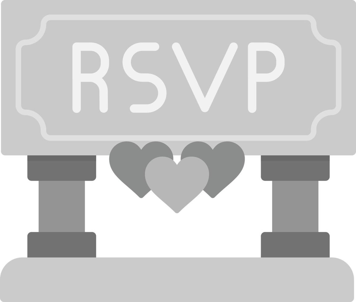 diseño de icono creativo rsvp vector