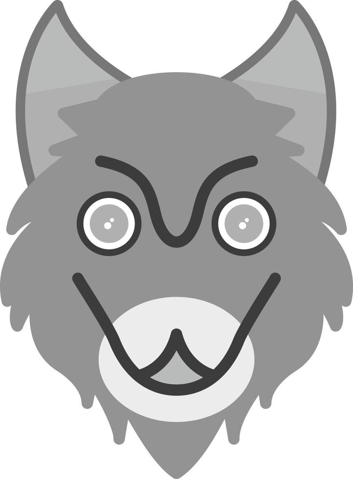 Wolf Creative Icon Design vector