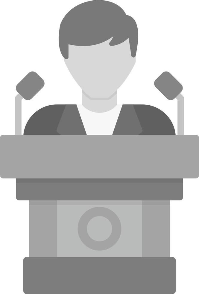 Politician Creative Icon Design vector