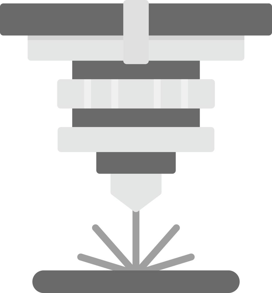 Laser Cutting Creative Icon Design vector