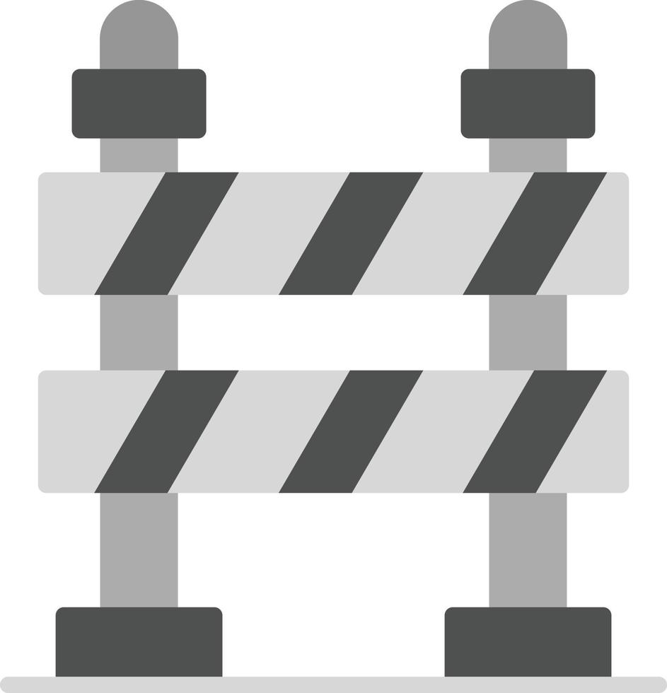 diseño de icono creativo de barrera vial vector
