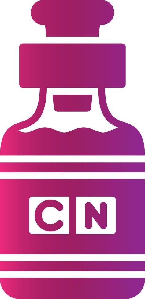 Cyanide Creative Icon Design vector