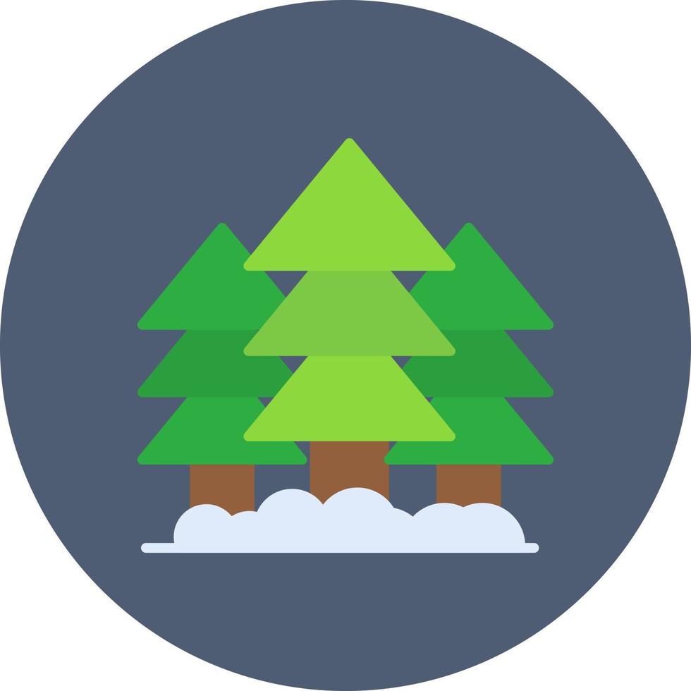 diseño de icono creativo de bosque vector