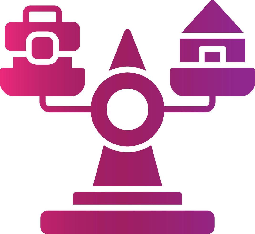 Balance Creative Icon Design vector