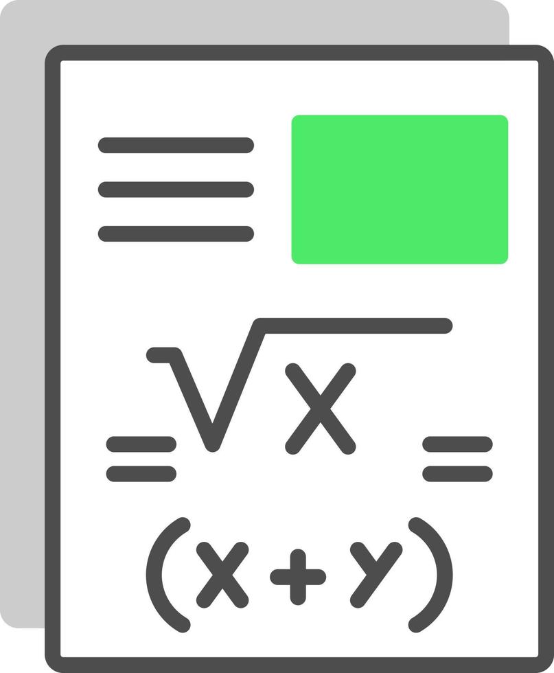 diseño de icono creativo de matemáticas vector