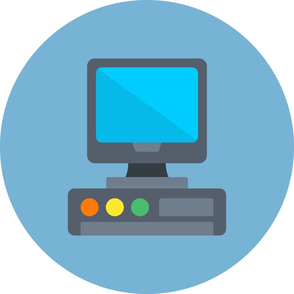 Computer Creative Icon Design vector