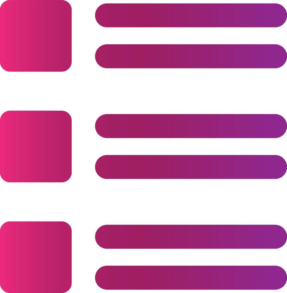 List Creative Icon Design vector