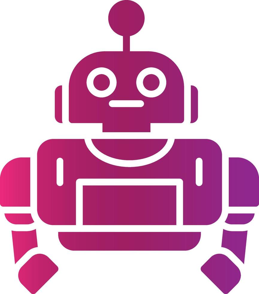 Robot Creative Icon Design vector