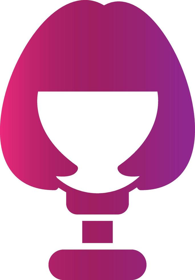 Wig Creative Icon Design vector