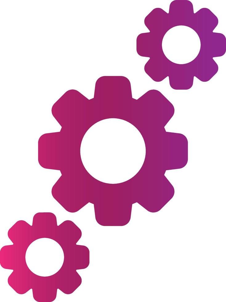 Gears Creative Icon Design vector