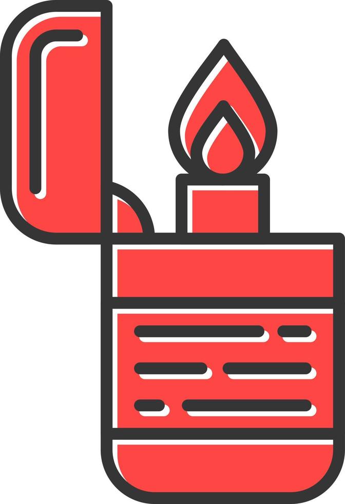 Lighter Creative Icon Design vector