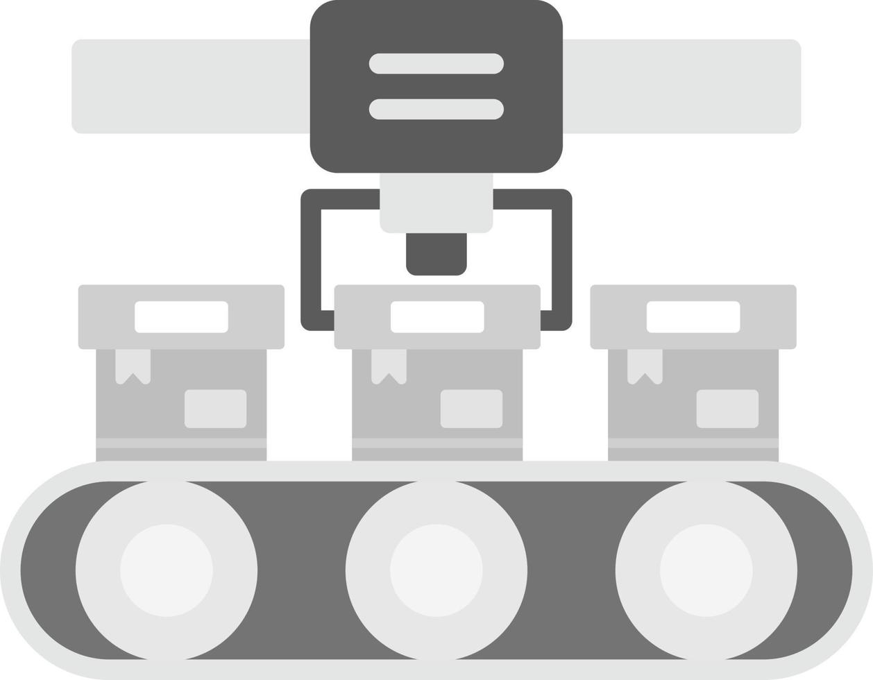 Conveyor Belt Creative Icon Design vector