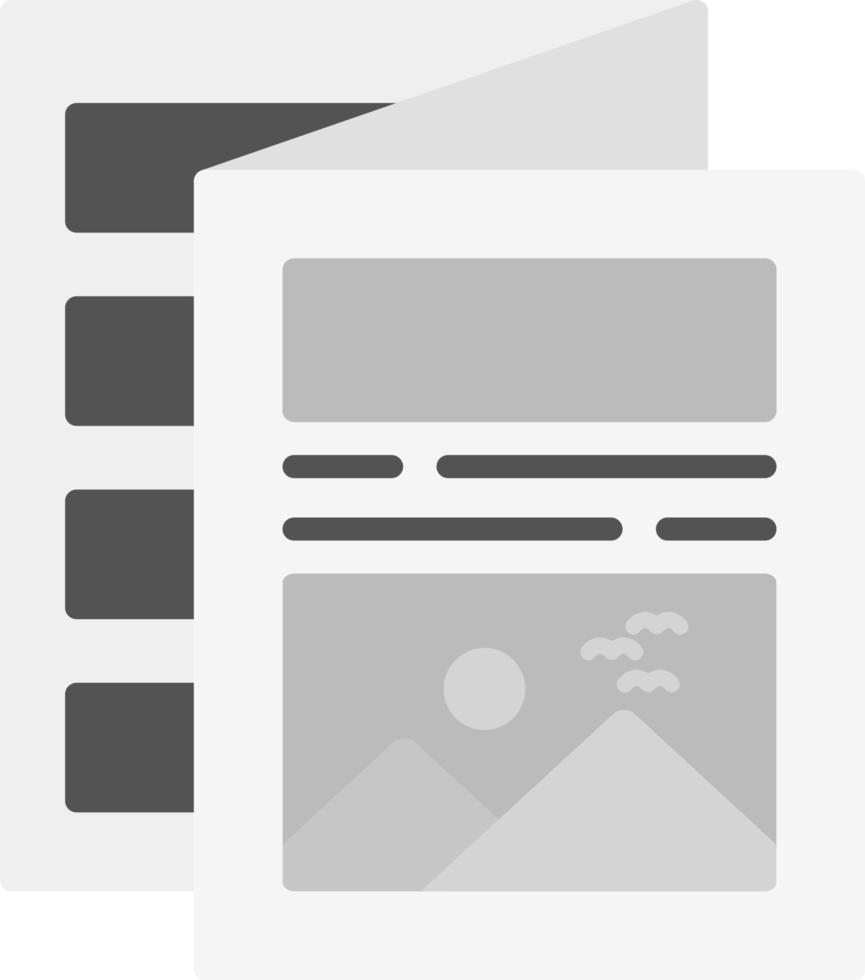 Brochure Creative Icon Design vector