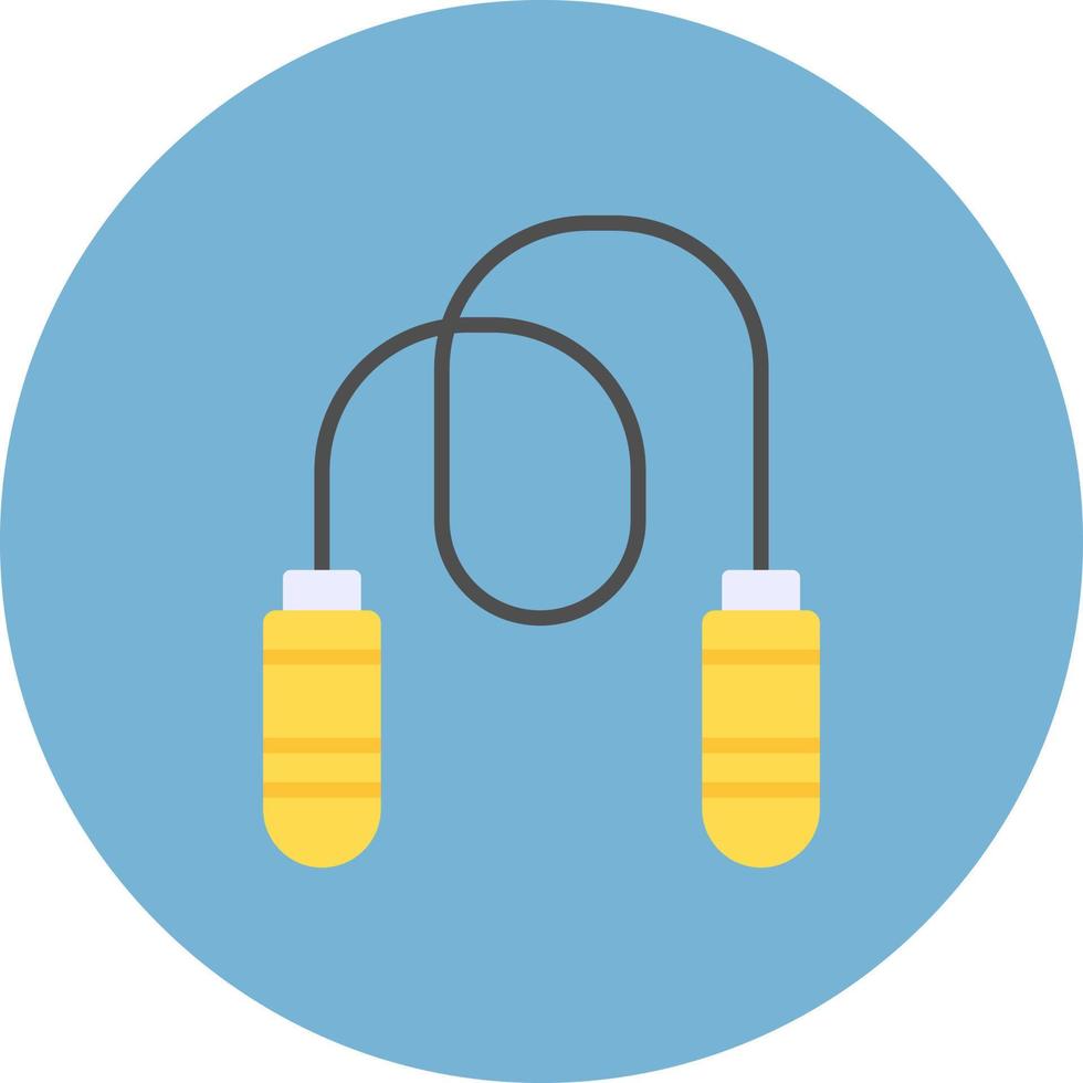 Jumping Rope Creative Icon Design vector