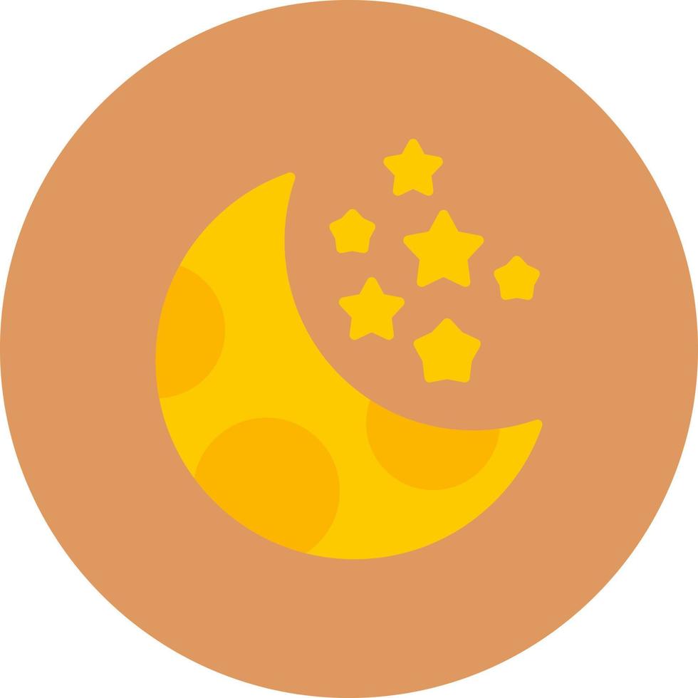 diseño de icono creativo de luna vector