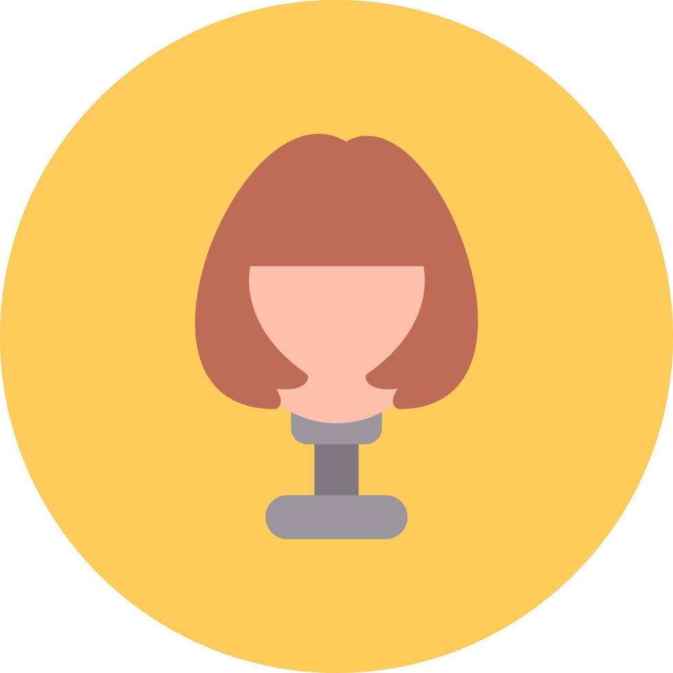 Wig Creative Icon Design vector