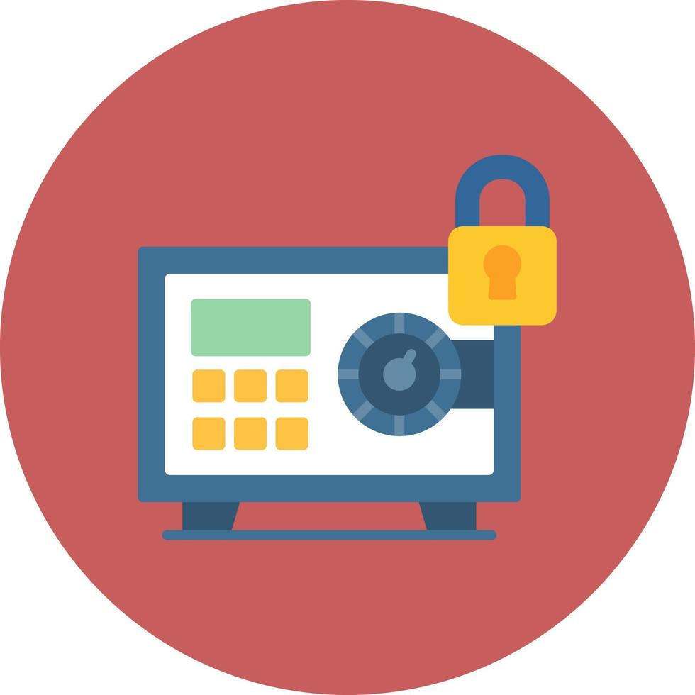 Safe Box Creative Icon Design vector