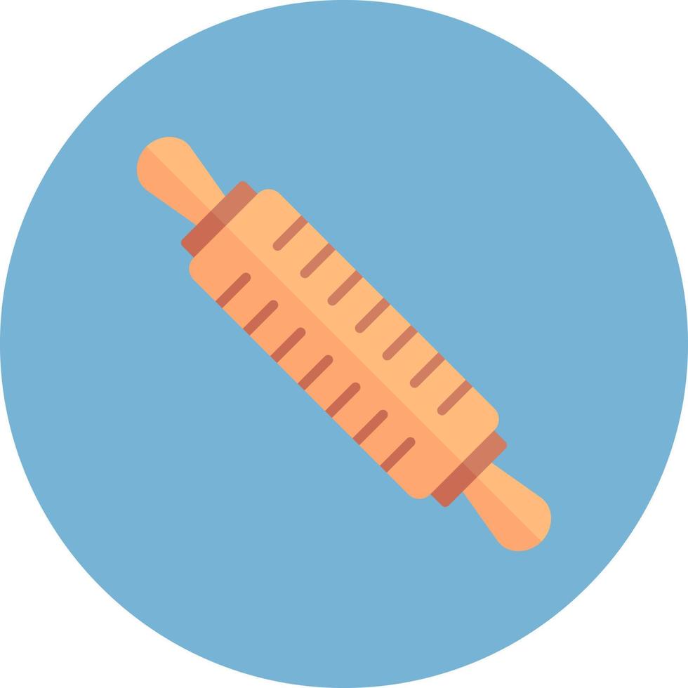 Rolling Pin Creative Icon Design vector