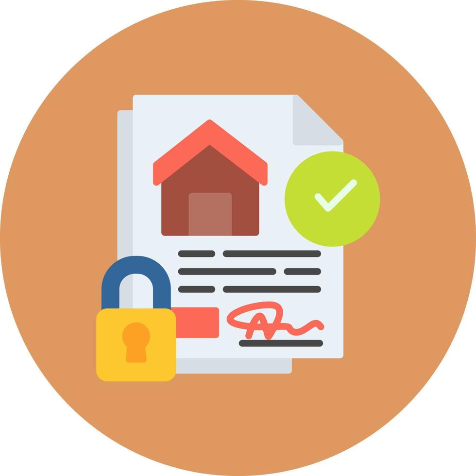 Home Insurance Creative Icon Design vector